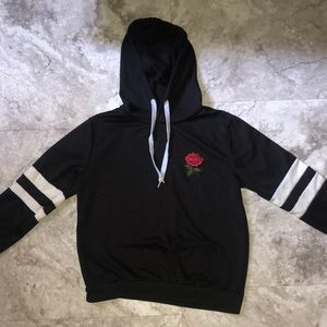 rose hoodie .